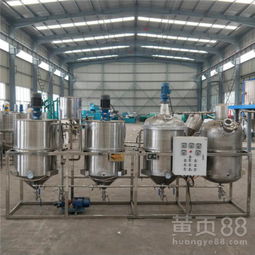 5吨/天茶油热榨生产线 大型精炼油生产革新