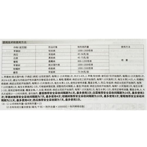 使用技巧：杜邦易保杀菌剂的正确使用方法