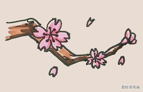 桃花象征爱情与希望，寓意着美好生活的向往