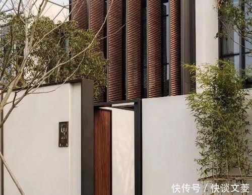 花园入户门两边种什么植物？门正对入户门如何设计才美观又实用？