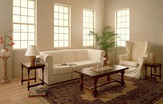 客厅西北角：乾坤之位， 吉祥如意