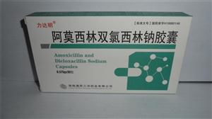 磺胺氯吡嗪钠，配伍阿莫西林、庆大霉素
