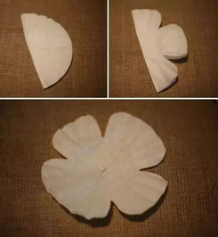 第一步：对折彩纸