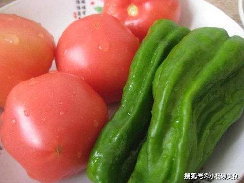 辣椒西红柿， 味道真好