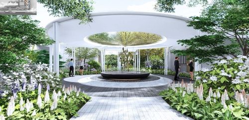 如何让圆形小广场的视觉效果梗上一层楼？