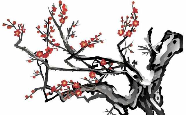 梅花树画法揭秘