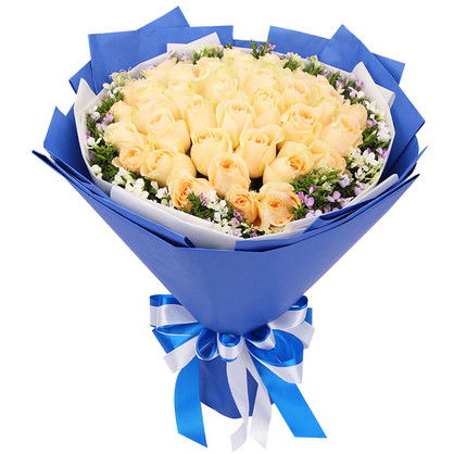 香槟玫瑰的秘密：19朵香槟色玫瑰花语解读