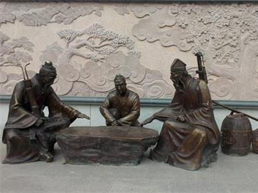 雕塑在园林中的角色