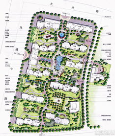 小区景观设计效果图：一幅美丽的画卷