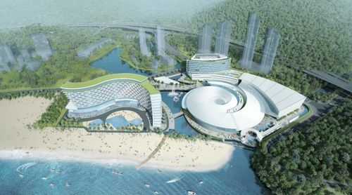 海洋主题公园：建筑与景观的完美融合