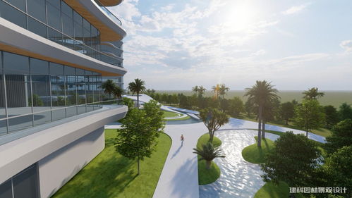 未来景观设计， 科技与自然的亲密接触