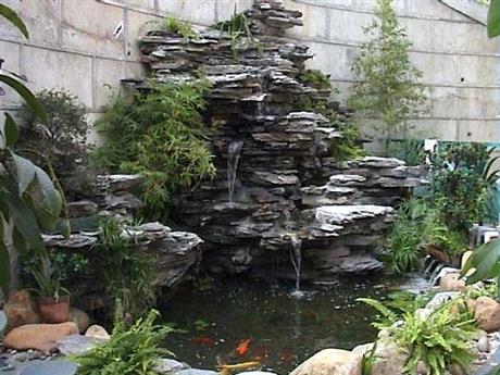 庭院假山流水造景， 排水系统的重要性