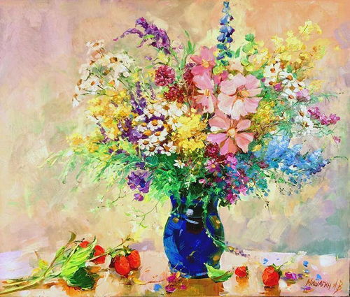 《自然之韵》中的线条与色彩之舞