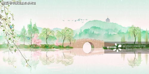 柳叶像细雨中的丝线，为何如此柔美