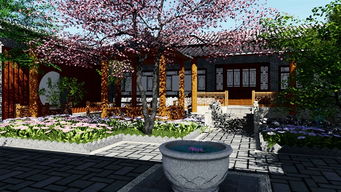 四合院， 就是四方方的院子