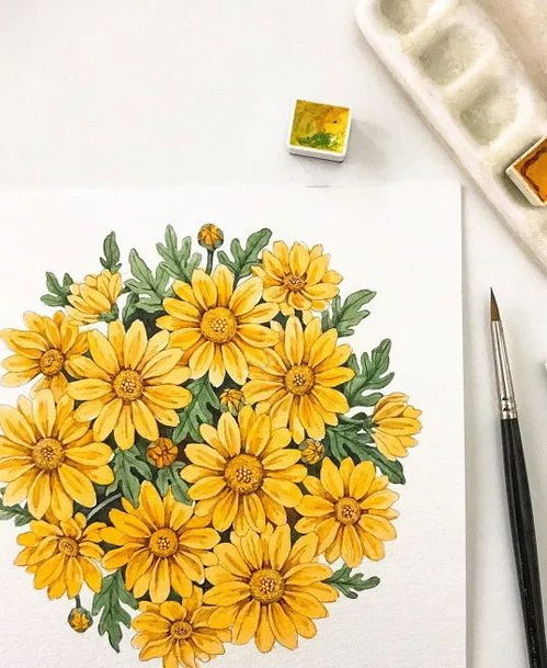 “牡丹花卡通画入门，先画花蕊