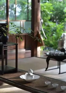 自然材质的运用：竹、 木、石的朴素恬静