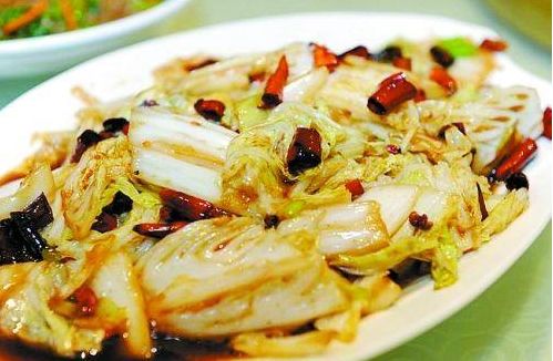 酸辣包菜腌制，传统家常菜