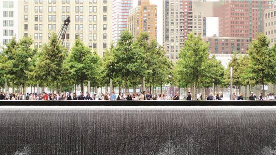 纪念性广场的风景如画