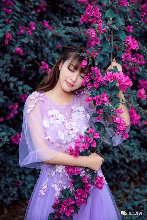 花下美人，何方佳人