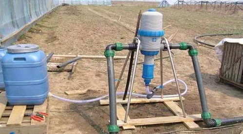 调整施肥机喷头至距作物适当距离