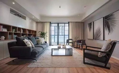 现代简约风格， 金属花架搭配小型绿植