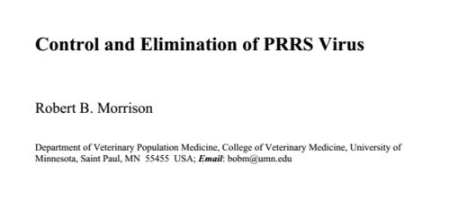 猪蓝耳病（PRRS）