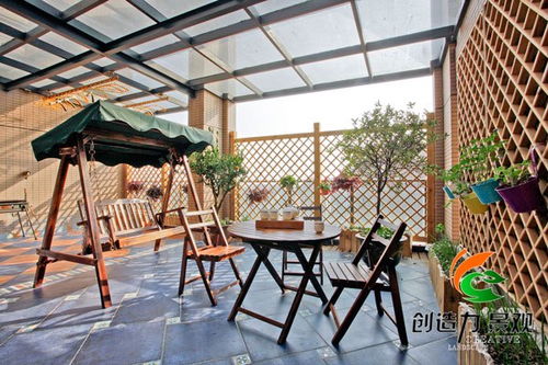 露台， 二楼的休闲天地