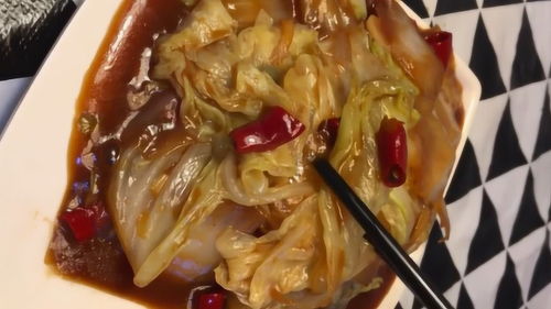 酸辣包菜腌制，传统家常菜