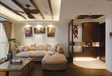 客厅装修：色彩艳丽，回归自然