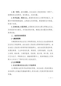 应急预案的重要性