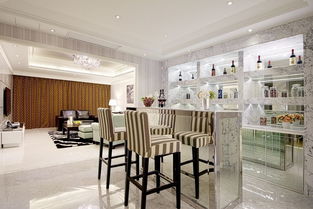 客厅吧台， 自然的绿意盎然