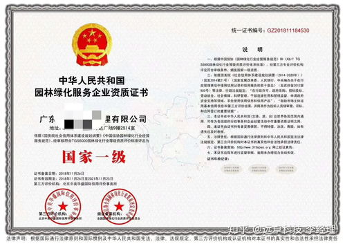 资质证书的种类和作用