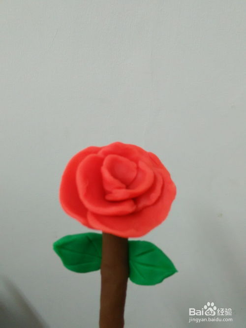 彩泥手工玫瑰花，如何激发7