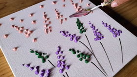 如何画出这些花卉的画？