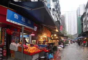 鲁祖庙花市， 小街头的花海