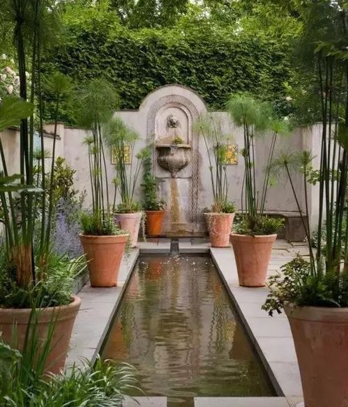 法式花园庭院中的北方风情