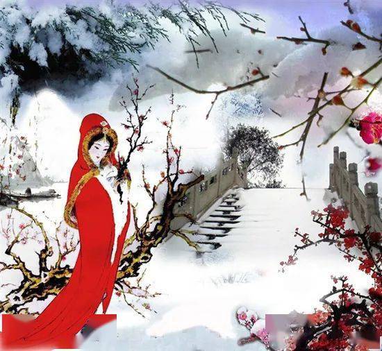 梅花剪一半嵌入枝干，如何让残缺之美更添韵味