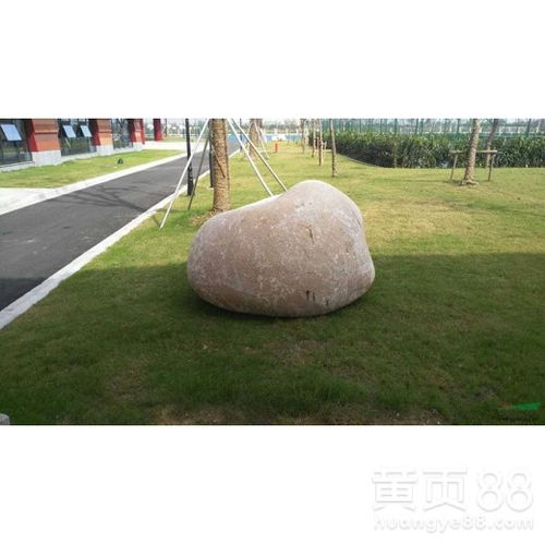 草坪石摆放的填充和整理