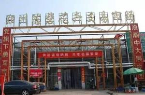 春节郑州陈砦花卉市场热闹非凡