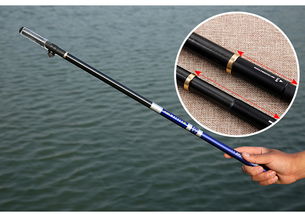 手竿种类繁多，包括溪流竿、海竿、台钓竿等