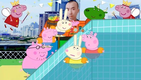 站姿兔子浇水，核心关键词