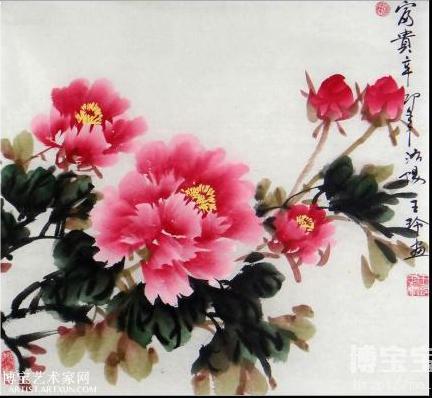 牡丹花绘画教程，新手如何轻松上手