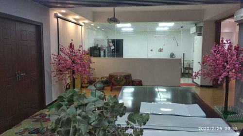 办公楼大厅摆件与花卉景观布置， 营造现代办公氛围