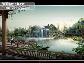 窗外的假山亭子， 我心中的风景画