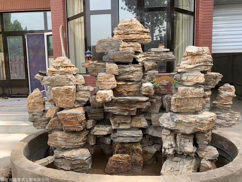 珊瑚石与鹅卵石的奇妙组合