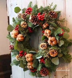 圣诞花环：森林的气息