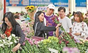 昆明斗南花卉市场的买花托运体验