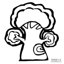 松柏简笔画的绘制技巧