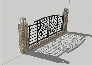 园林护栏设计草图：一种独特的美学视角